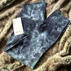 LULULEMON Align High Rise Leggings - Sz 12 NWT - Blue / Green